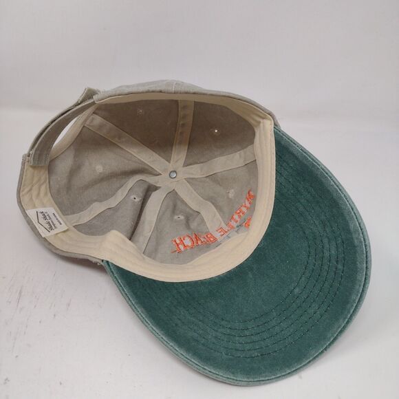 Shade Shack Men's Strapback Hat Gray Green Myrtle Beach South Carolina - Picture 8 of 10